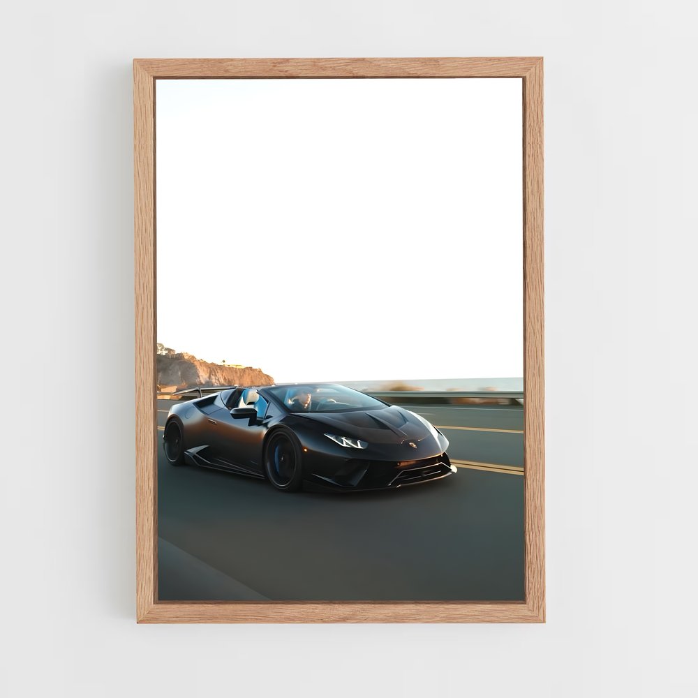 Poster Huracan performante vernis – affiche Lamborghini (vue 4)